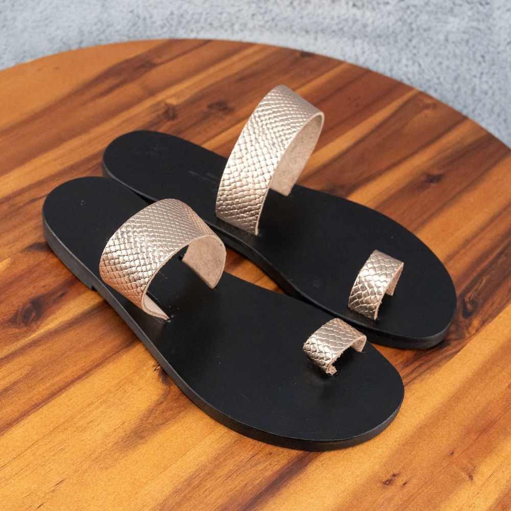 Olgianna Melissinos Sandals Womens 9 Grecian Handmade